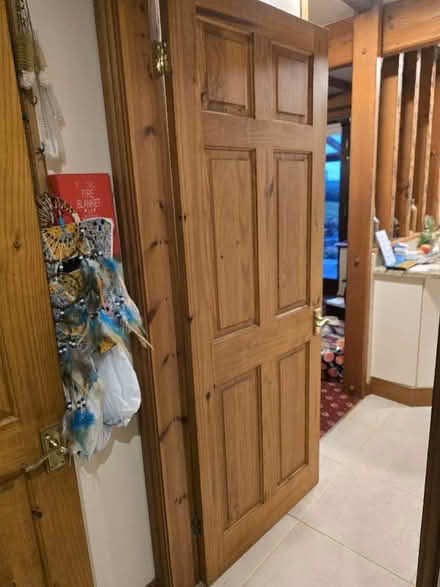 Photo of free 2 x pine doors (Lydgate OL4) #2