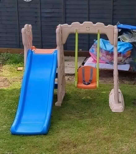 Photo of free Child's swing and slide (Woodley RG5) #1