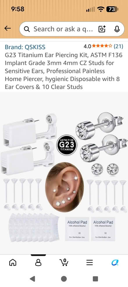 Photo of free Ear piercing device- single only (West Groton) #1