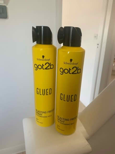 Photo of free 2x bottles of hairspray (New Malden/SW20) #1