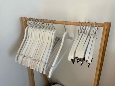 Photo of free Wooden clothes hangers (Aldwick PO21 3**) #1