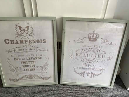 Photo of free 2 large French style pictures (Morrell Avenue OX4) #1