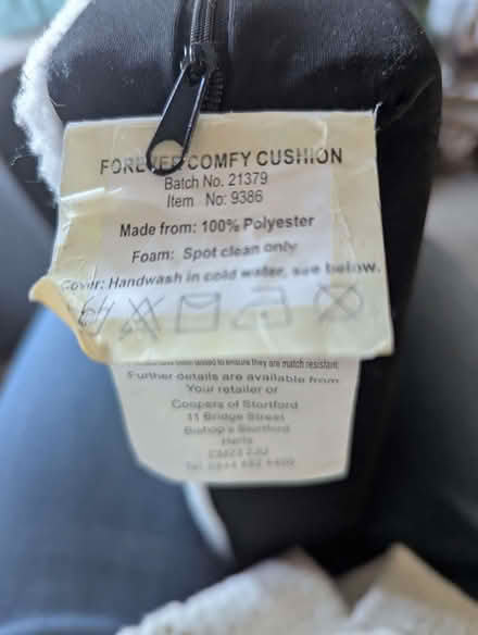Photo of free Sponge and gel cushion (Portchester PO16) #1