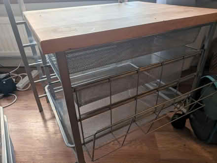 Photo of free Rolling Wood Top Metal Drawer Unit (Maidstone ME15) #4