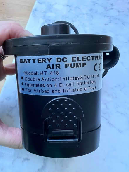 Photo of free Airbed pump (Royal Leamington Spa CV31) #3