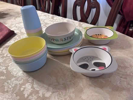 Photo of free children dishes (Near Albion & Walkley.) #1