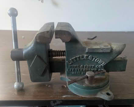 Photo of free Littlestown bench vise anvil (Frederick, MD) #1