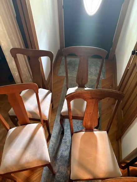 Photo of free 6 oak dining chairs (West Annapolis) #1