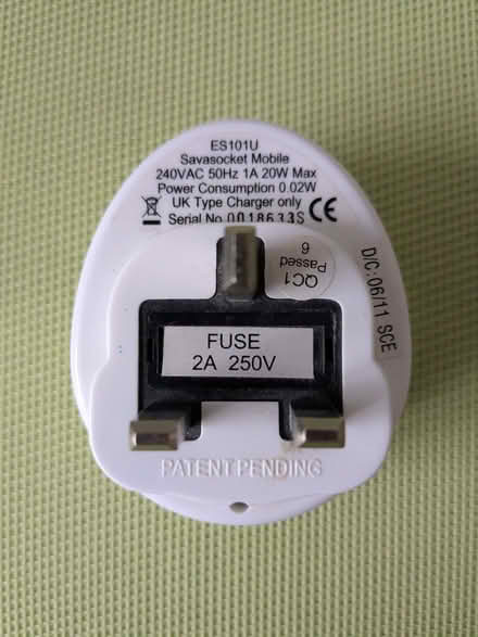 Photo of free SAVASOCKET Plug (Beulah Hill SE19) #2