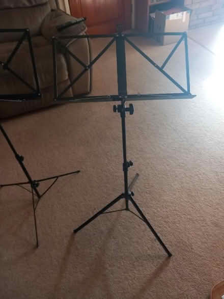 Photo of free 2 x foldable music stands (CO4 Highwoods) #1