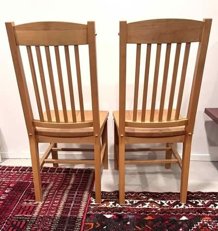 Photo of free 2 Wood Chairs (Wedgwood) #2