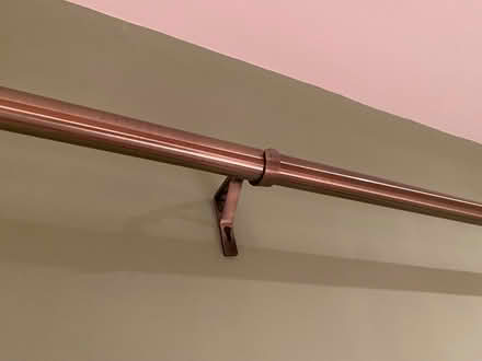 Photo of free Copper/Bronze curtain pole (Warners End Hemel Hempstead) #2