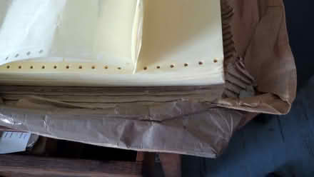 Photo of free STICKY LABELS - 3000 on perforated, continuous sheet (West Marina TN38) #1