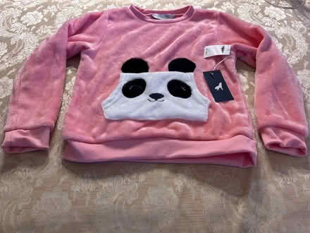 Photo of free child’s panda sweater (Near Albion & Walkley.) #1
