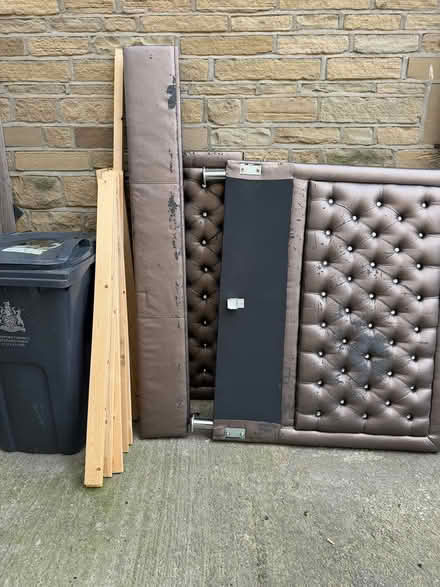 Photo of free Double Bed & Mattress (Bd3 7lf) #1