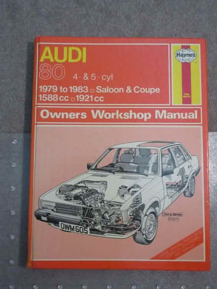 Photo of free Audi 80 Haynes Manual and Audi handbook (Hambledon GU8) #1