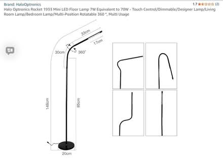 Photo of free Floor lamp (LE67 Bagworth) #4