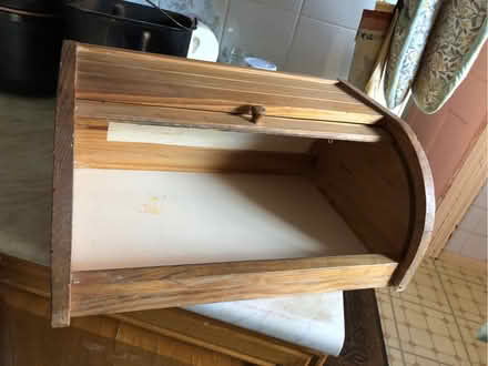 Photo of free Wooden bread bin (Littleover DE23) #1