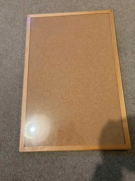 Photo of free New, 2 sided cork notice board (Longbarn WA2) #2