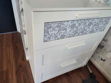 Photo of free White Ikea chest of 3 drawers (Highfield HP2) #1