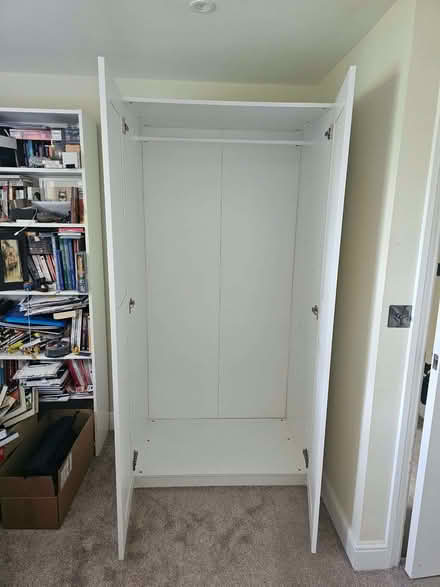 Photo of free IKEA Pax wardrobes white 100x58x236cm (Trumpington Ward CB2) #1