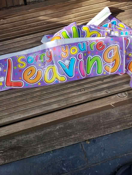 Photo of free Leaving Do banners x 2 (Hornchurch RM12) #2
