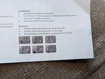 Photo of free 12 baby proof cupboard locks (Kennington SE11) #4