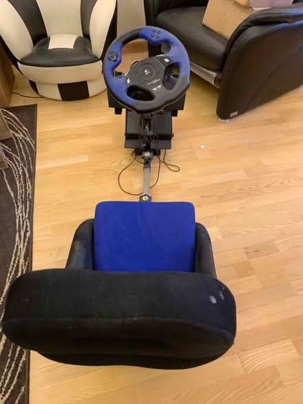 Photo of free Driving game console. Was used with PS1/2. (Flecknoe CV23) #1