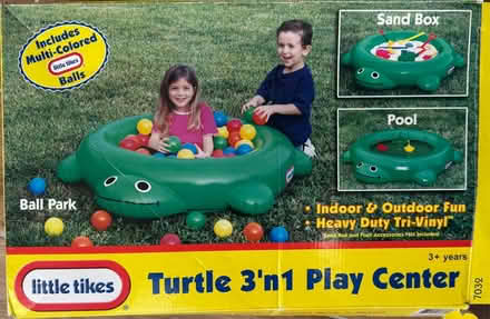 Photo of free Kids turtle pit + blocks (Skegoneill BT15) #1