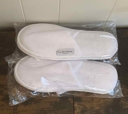 Photo of free 2 new pairs of hotel slippers (Union Square/Prospect Hill) #1