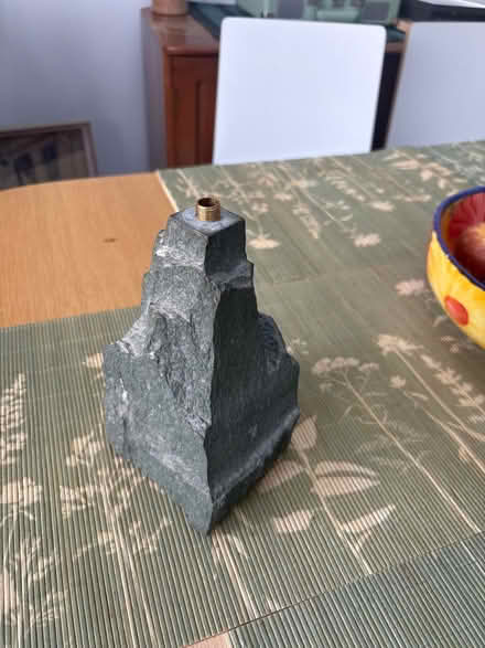 Photo of free Solid slate lamp base (Stannington S6) #1