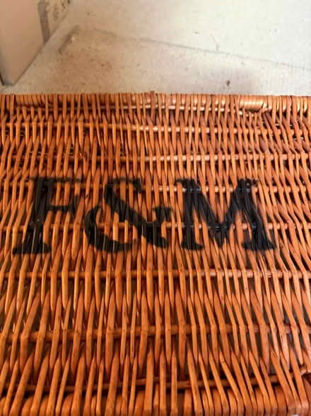 Photo of free Fortnum & Mason wicker box (West Bergholt CO6) #1
