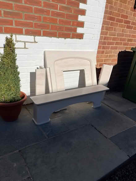Photo of free Marble stone fireplace surround (Hedge End SO30) #2