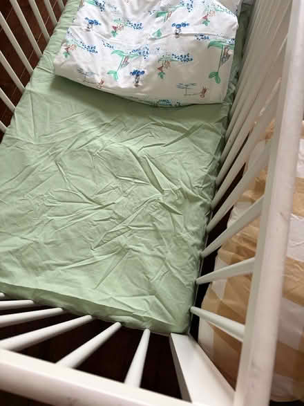Photo of free Ikea cot and mattress (Morningside) #3