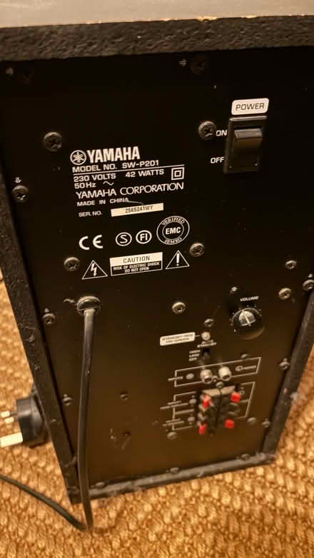 Photo of free Subwoofer - Yamaha SW-P201 (Wythenshawe M22) #1