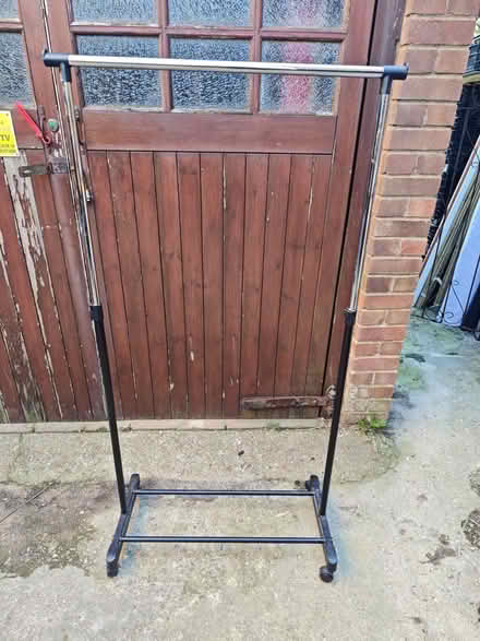 Photo of free Adjustable clothes rail on casters (Saltdean BN2) #1