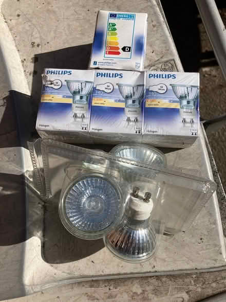 Photo of free 8 x GU10 halogen bulbs (Ashley WA14) #1