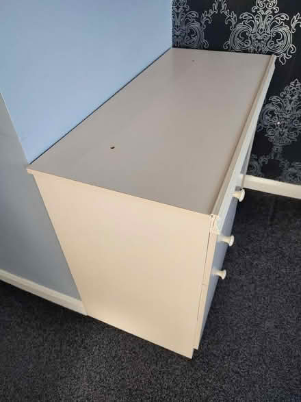 Photo of free Cream desk with 3 drawers (Highfield HP2) #2