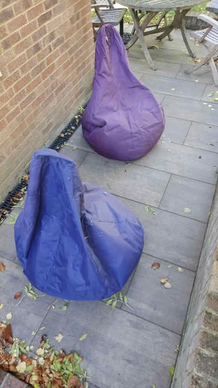 Photo of free 2 beanbags (seating) (Amersham HP7) #1