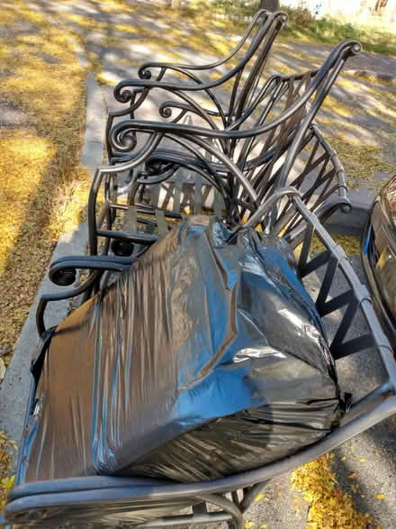 Photo of free Patio Chairs Metal & Pads (Near Woodroffe Ave. & Knoxdale) #2