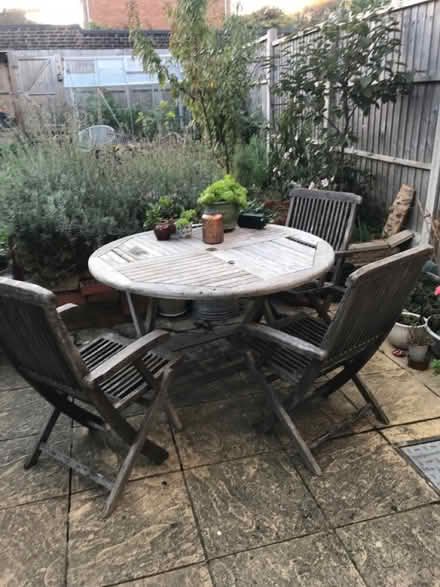Photo of free Garden table (Bn25jp) #1