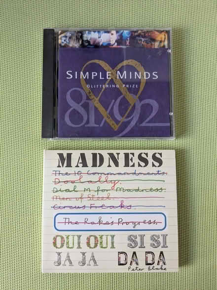 Photo of free Simple Minds and Madness CDs (Beulah Hill SE19) #1