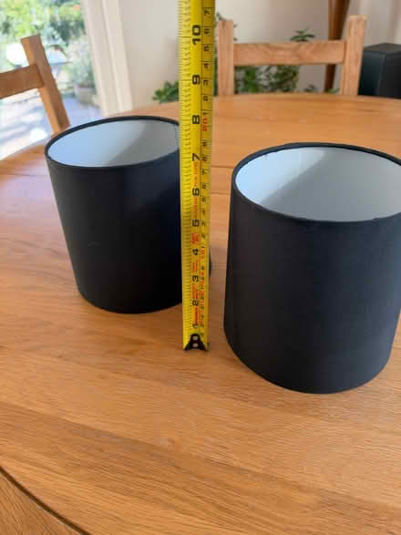 Photo of free Two black small lampshades (Burridge SO31) #1