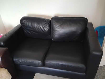 Photo of free Leather sofa (Bushey) #1
