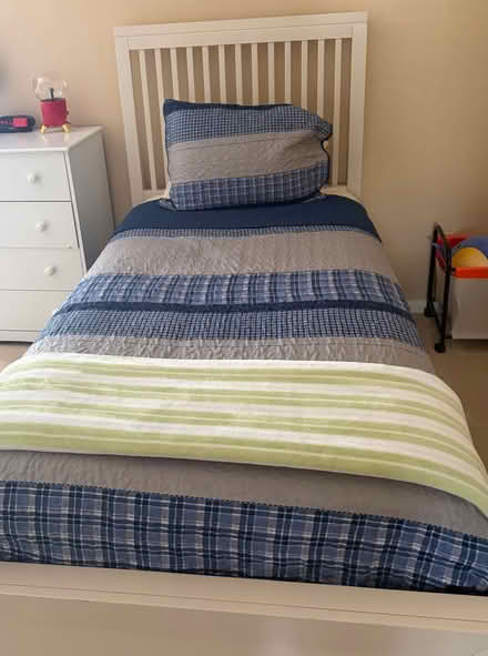 Photo of free 2 twin beds/mattresses, 1 trundle (Eldridge North) #2