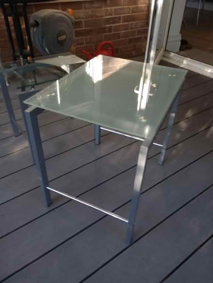 Photo of free 2 small glass tables (Branksome Chine BH13) #2