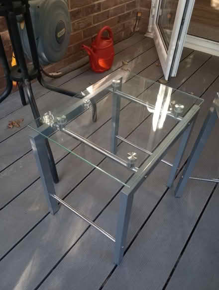 Photo of free 2 small glass tables (Branksome Chine BH13) #1