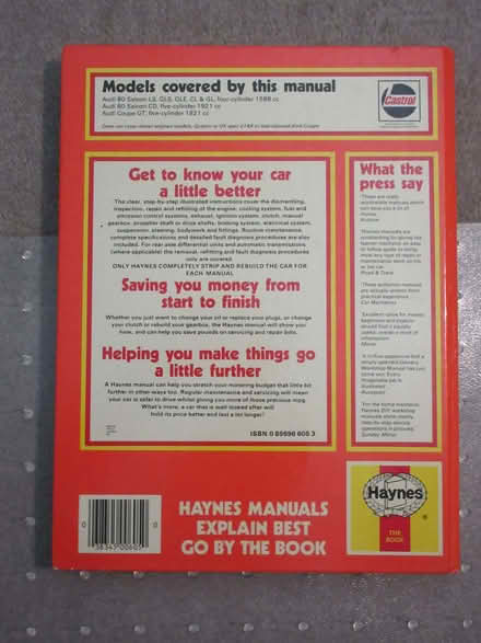 Photo of free Audi 80 Haynes Manual and Audi handbook (Hambledon GU8) #2