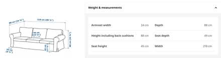 Photo of free IKEA Ektorp 3-seater sofa light beige (Trumpington Ward CB2) #1