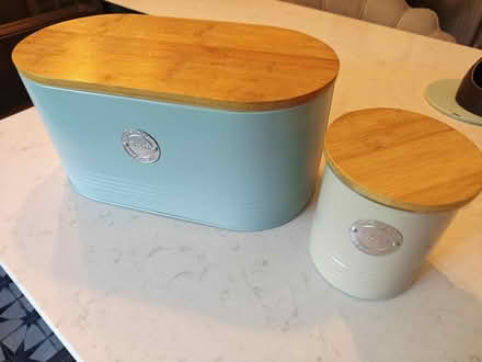 Photo of free Bread bin and tea caddy (Blackboys TN22) #1